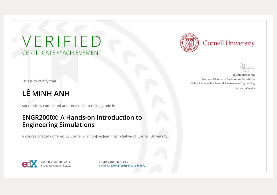 Ansys-certificate